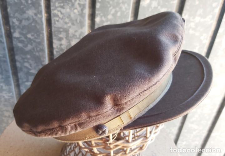 Militaria: Gorra de plato de teniente de polic&iacute;a - Foto 2