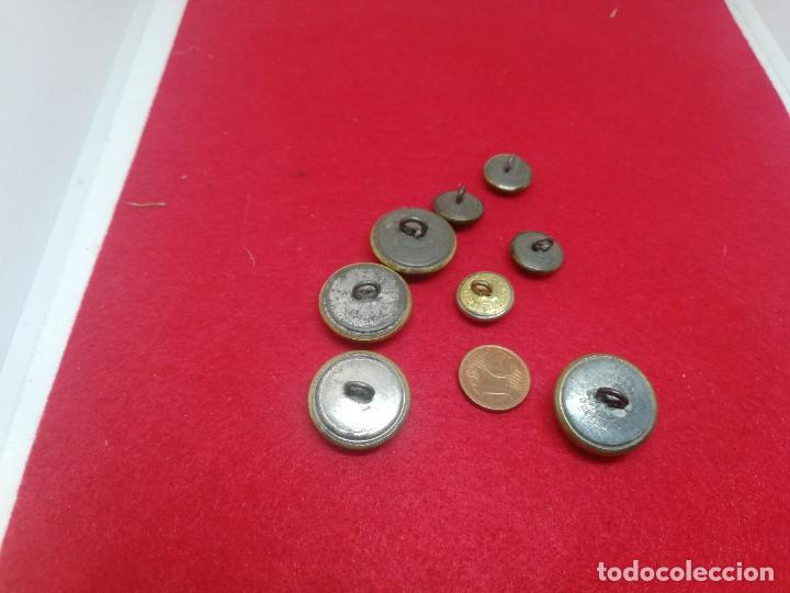 Militaria: OCHO BOTONES BOMBEROS - Foto 2