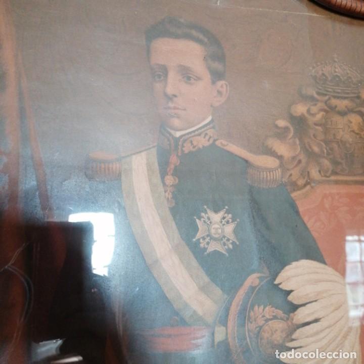 Militaria: Marco con retrato de Alfonso 13 - Foto 7 - 219811693