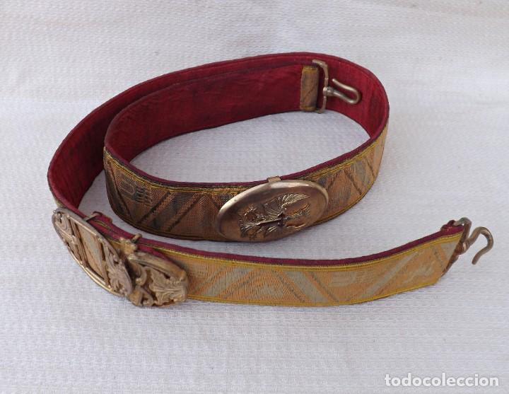 Militaria: CINTURON DE GALA DEL EJ&Eacute;RCITO, CELADA - Foto 1