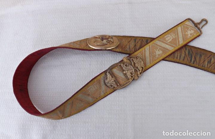 Militaria: CINTURON DE GALA DEL EJ&Eacute;RCITO, CELADA - Foto 2