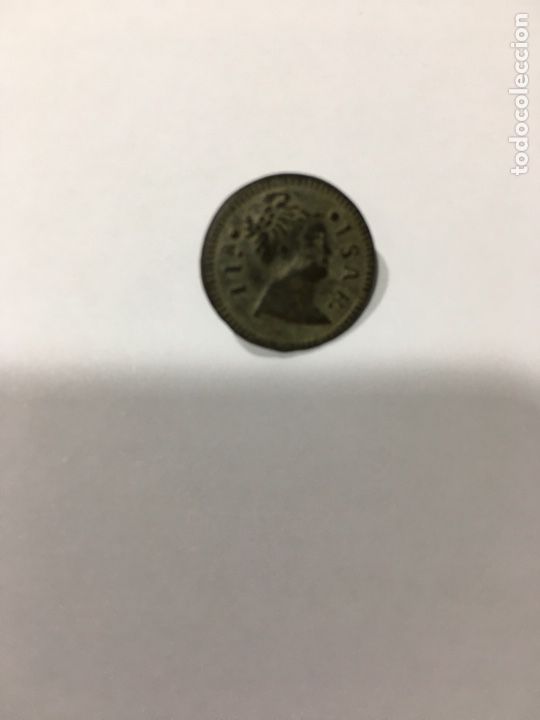 Militaria: Bot&oacute;n de Isabel II, antiguo - Foto 1
