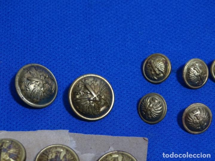 Militaria: LOTE 25 BOTONES DEL EJ&Eacute;RCITO. - Foto 3