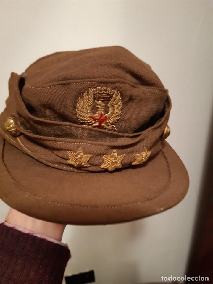 Militaria: Gorra de capitan E.T - Foto 1
