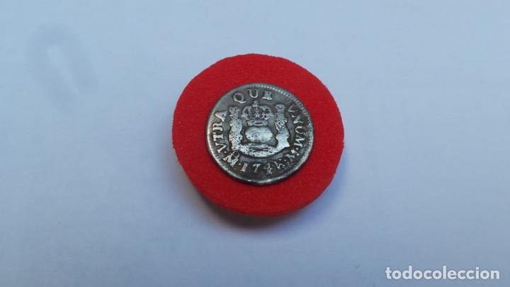 Militaria: Bot&oacute;n moneda tipo columnario - Foto 2