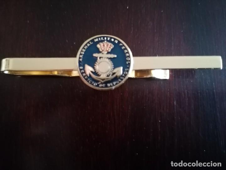 Militaria: PASADOR DE CORBATA ARMADA. FERROL - Foto 1
