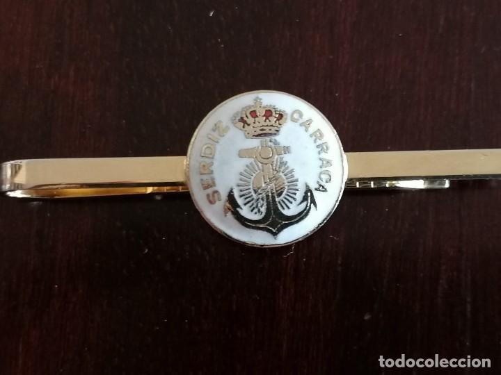Militaria: PASADOR DE CORBATA ARMADA. CADIZ - Foto 1