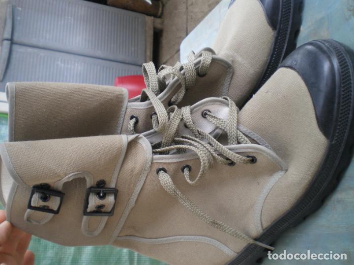 botas de loneta y dos hebillas, nuevas - Comprar Botas militares antiguas y  calzado militar en todocoleccion - 246358085