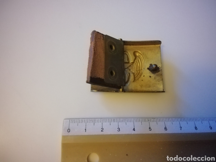 Militaria: HEBILLA EJ&Eacute;RCITO DE AIRE SERVICIO POSTAL &Eacute;POCA REP&Uacute;BLICA - Foto 2