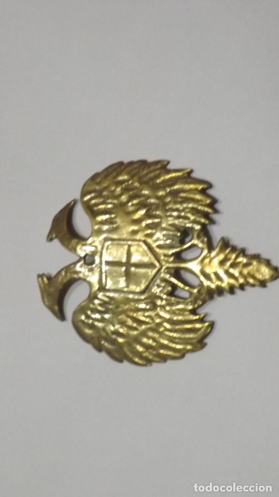 Militaria: Placa de Bronce Aguila Bicefala - Casco - Foto 5