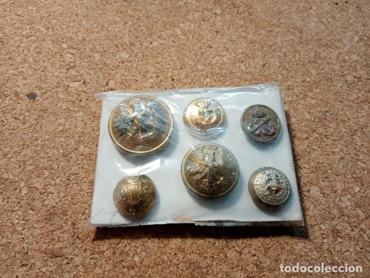 Militaria: LOTE BOTONES ANTIGUOS - Foto 1