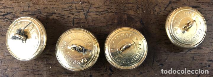 Militaria: LOTE DE 4 BOTONES EJERCITO ESPA&Ntilde;OL - Foto 2