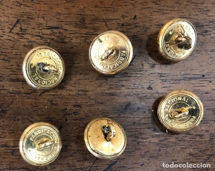 Militaria: LOTE DE 6 BOTONES EJERCITO ESPA&Ntilde;OL - Foto 2