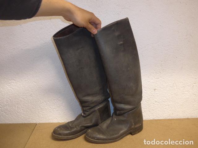 antiguas botas altas de oficial español, de cue - Comprar Botas militares  antiguas y calzado militar en todocoleccion - 254572010