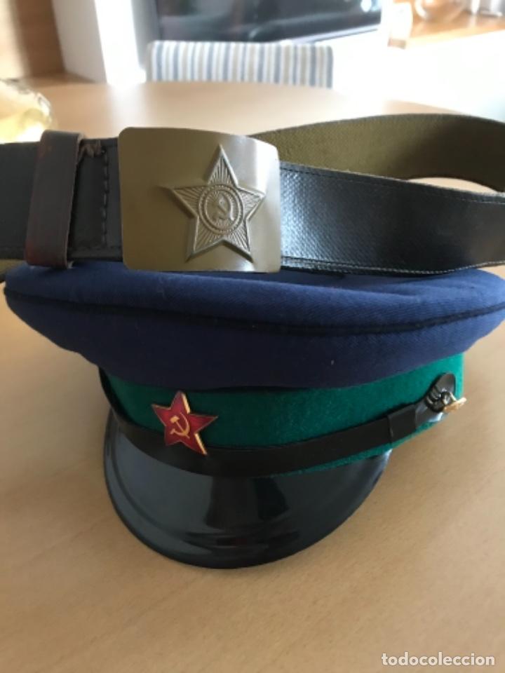 Militaria: Gorra y cintur&oacute;n ruso. Original - Foto 3