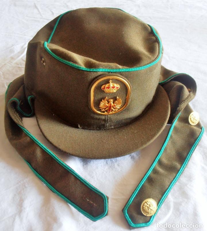 Militaria: GORRA DE MONTA&Ntilde;A , DEL EJERCITO - Foto 5