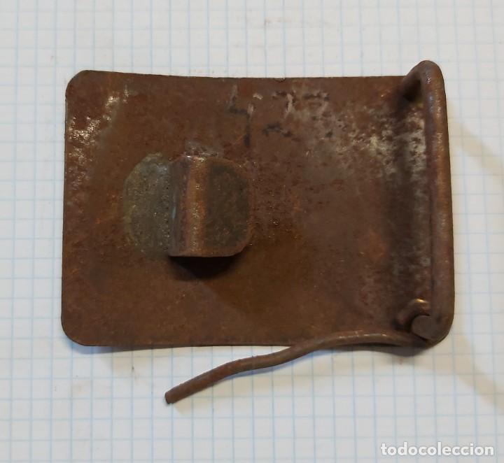 Militaria: Chapa / hebilla de cintur&oacute;n de miliciano - Foto 2