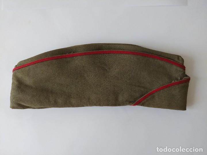 Militaria: GORRO CUARTELERO. E. T. A&Ntilde;OS 70 - Foto 1