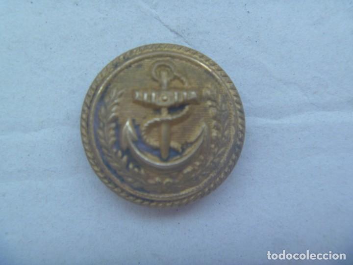 Militaria: BOTON ANTIGUO DE LA ARMADA. MARCA EXTRA FEIN - Foto 1