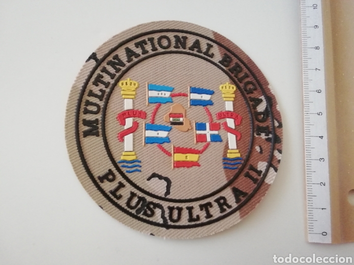 Militaria: PARCHE MULTINATIONAL BRIGADA PLUS ULTRA II - Foto 1