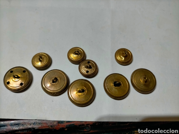 Militaria: CONJUNTO DE BOTONES UNIFORME - Foto 2