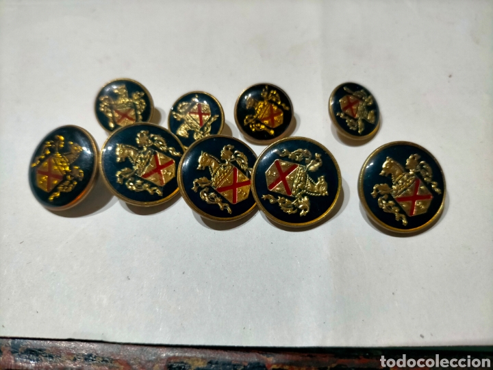 Militaria: CONJUNTO DE BOTONES UNIFORME - Foto 1