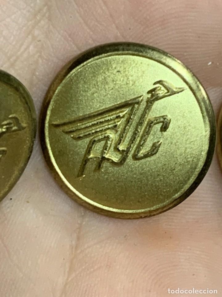 Militaria: LOTE 4 BOTONES AYC AVIACION Y COMERCIO 2CMS - Foto 4