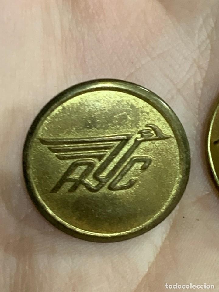 Militaria: LOTE 4 BOTONES AYC AVIACION Y COMERCIO 2CMS - Foto 5
