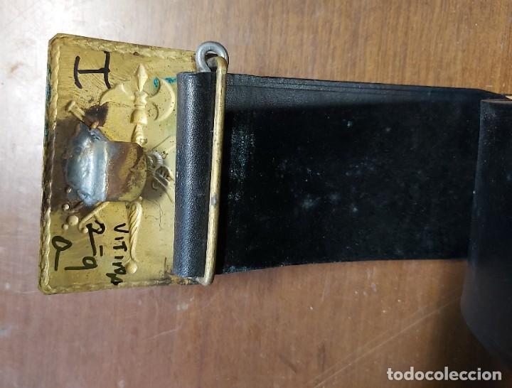Militaria: Cintur&oacute;n con hebilla de la legi&oacute;n - Foto 4