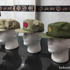 Militaria: LOTE GORRAS FAENA EJÉRCITO ESPAÑOL (3 MODELOS DISTINTOS). Lote 303954048