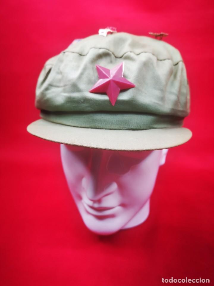 Militaria: Antigua Gorra del ej&eacute;rcito chino &eacute;poca WW2 - Foto 2