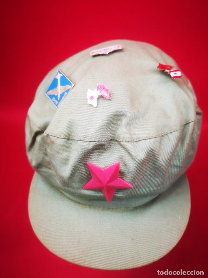 Militaria: Antigua Gorra del ej&eacute;rcito chino &eacute;poca WW2 - Foto 3