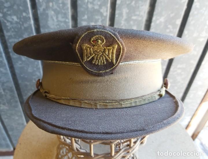 Militaria: Gorra de polic&iacute;a marrones - Foto 1