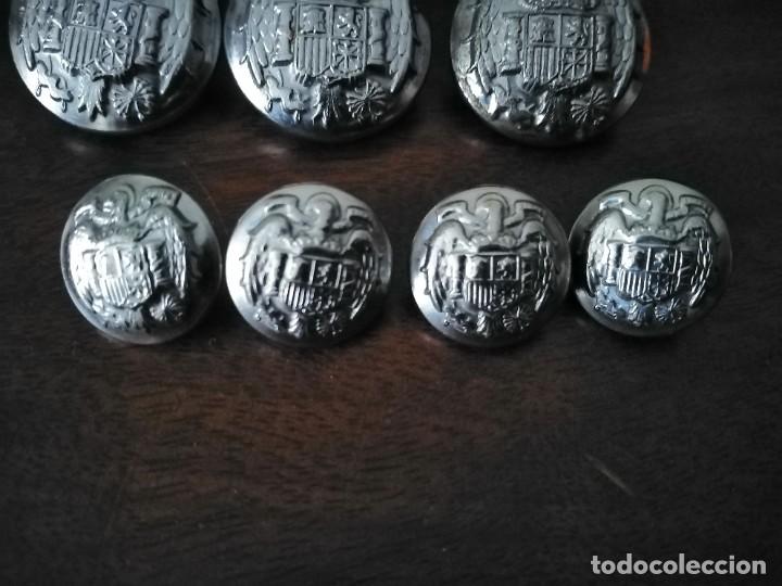 Militaria: 7 botones Ej&eacute;rcito Espa&ntilde;ol. Antiguos - Foto 5