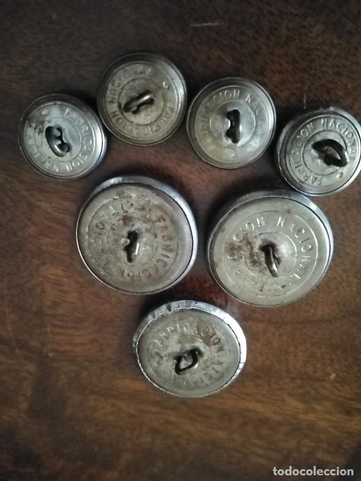 Militaria: 7 botones Ej&eacute;rcito Espa&ntilde;ol. Antiguos - Foto 6