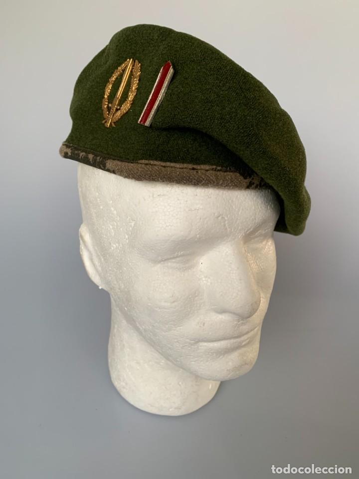boina verde grupo operaciones especiales goe ej - Bérets et casquettes militaires de collection sur