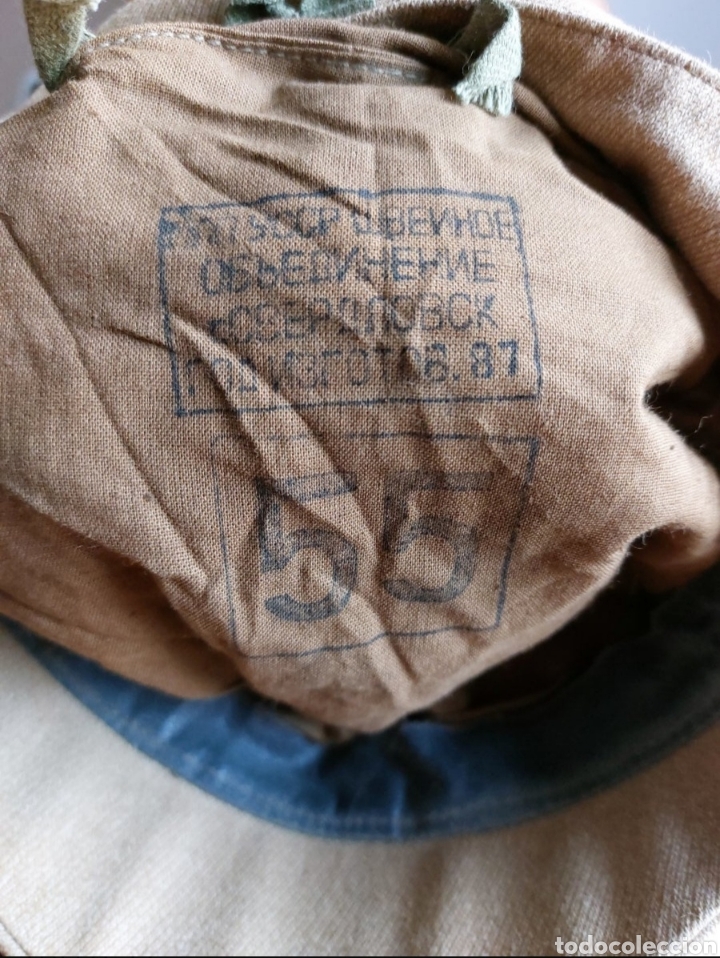 Militaria: GORRA DE COMBATE SOVI&Eacute;TICA-AFGANIST&Aacute;N - Foto 6