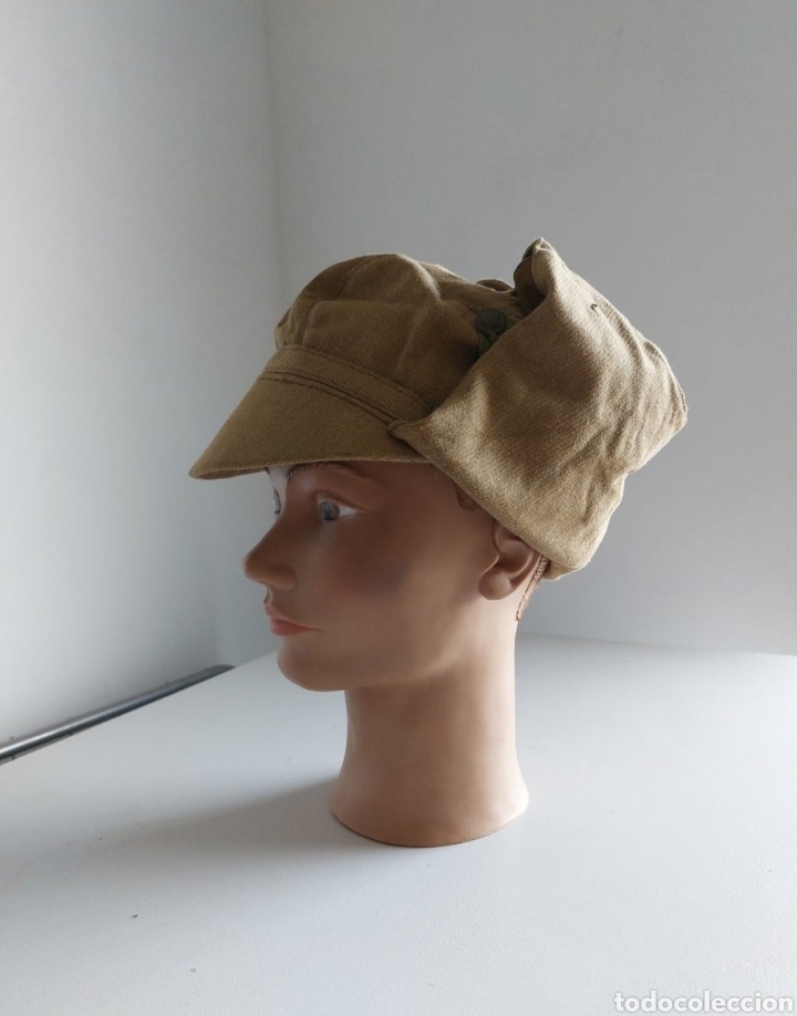 Militaria: GORRA DE COMBATE SOVI&Eacute;TICA-AFGANIST&Aacute;N - Foto 1