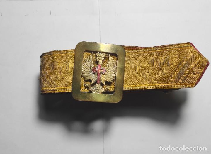 Militaria: CINTURON DE UNIFORME DE GALA. EJERCITO DE TIERRA. - Foto 1
