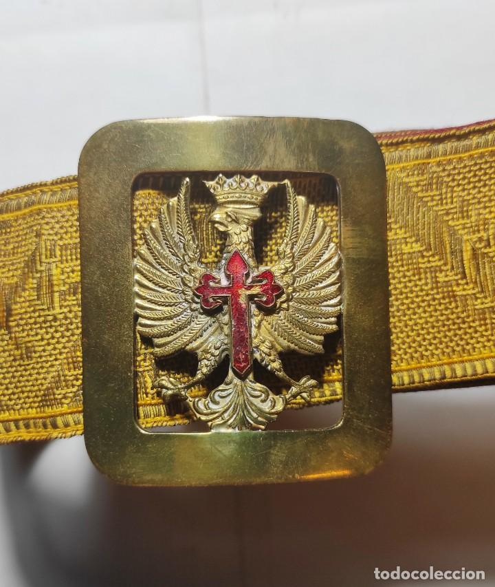 Militaria: CINTURON DE UNIFORME DE GALA. EJERCITO DE TIERRA. - Foto 2
