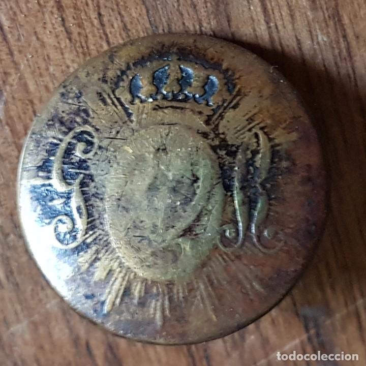 Militaria: Boton Guardia Real Isabel 2 - Foto 1