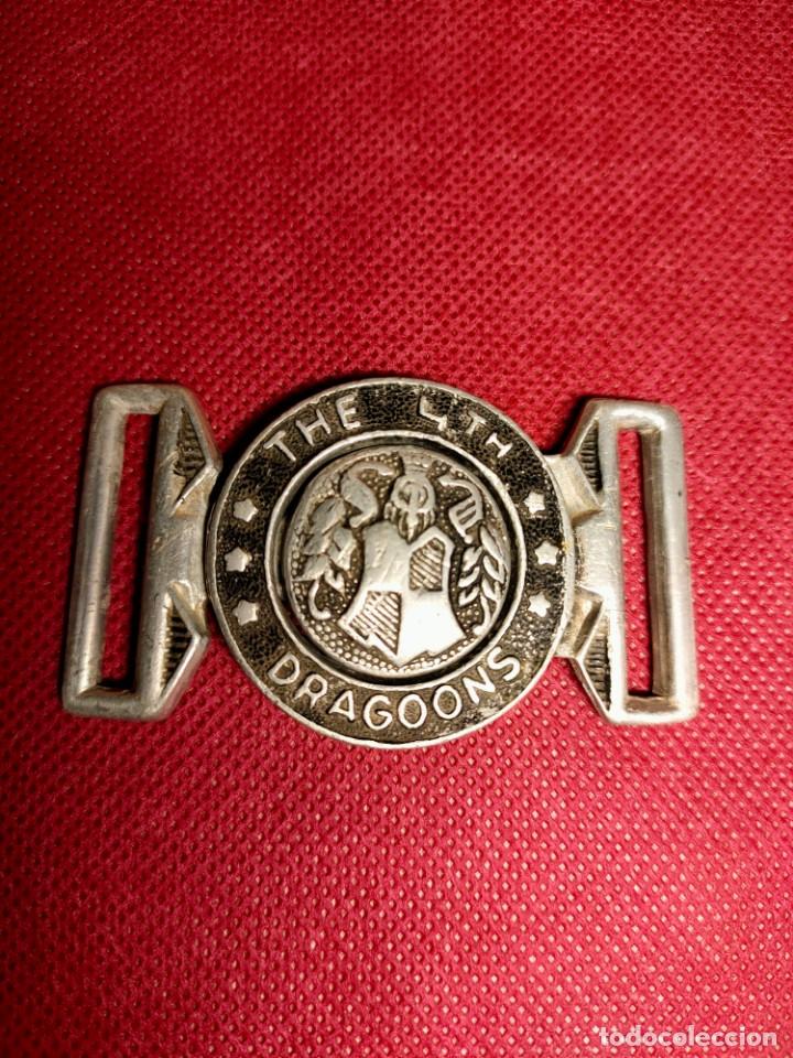 Militaria: HEBILLA THE DRAGOONS ORIGINAL - Foto 1