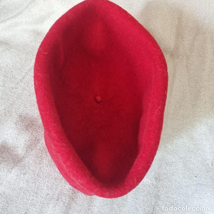 Militaria: ANTIGUO GORRO REDONDO - Foto 3