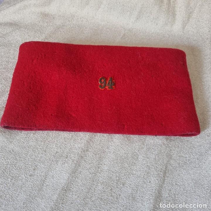 Militaria: ANTIGUO GORRO REDONDO - Foto 4
