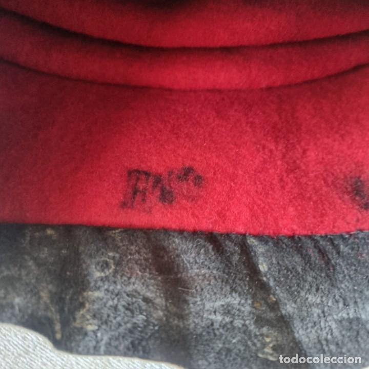 Militaria: ANTIGUO GORRO REDONDO - Foto 6
