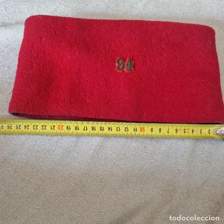Militaria: ANTIGUO GORRO REDONDO - Foto 8