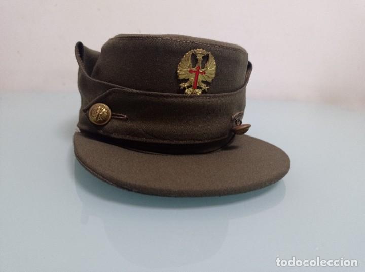 Militaria: GORRA EJERCITO TIERRA CASA YUSTAS. - Foto 2