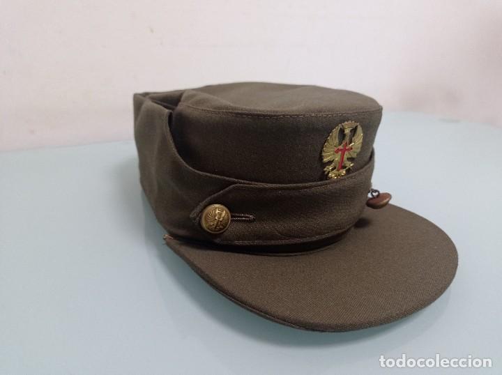 Militaria: GORRA EJERCITO TIERRA CASA YUSTAS. - Foto 3