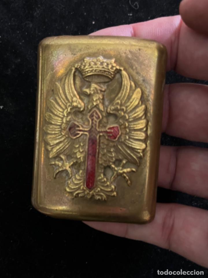 Militaria: HEBILLA ESMALTADA DEL EJ&Eacute;RCITO ESPA&Ntilde;OL. - Foto 3
