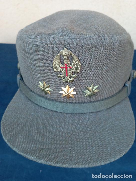 Militaria: Antigua Gorra de Faena de Coronel,Ej&eacute;rcito de Tierra - Foto 1